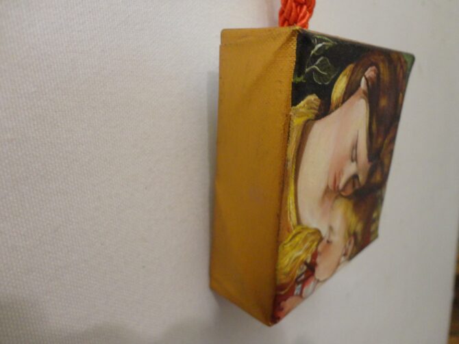 Particolare Madonna con Bambino da Caravaggio - immagine 2